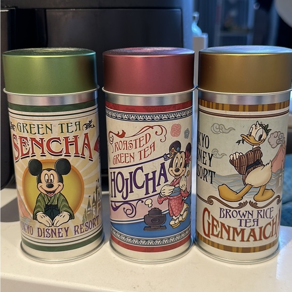 Tokyo Disneyland Empty Tea Containers - Picture 1 of 5